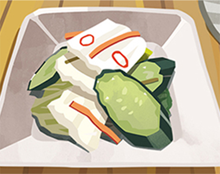 浅漬けのイラスト